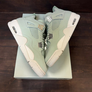 Jordan 4 Retro Seafoam Sail (Women's) - Image 2