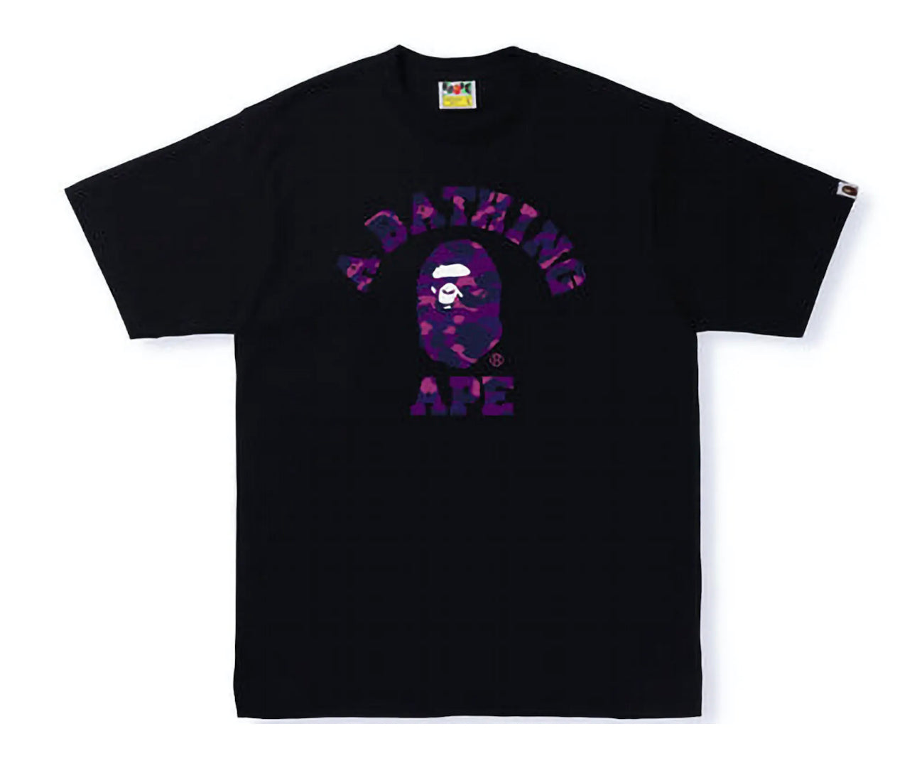 Bape Color Camo Purple College Tee