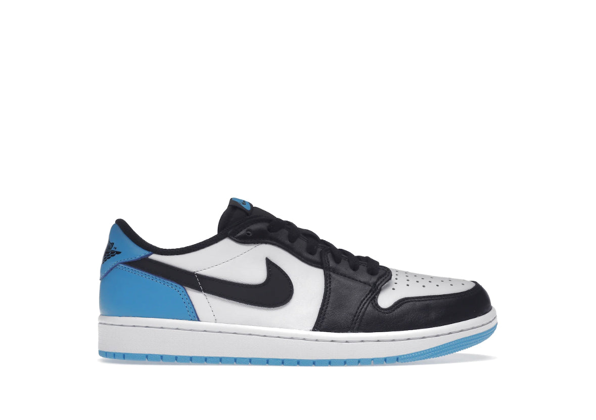 Black Dark Powder Blue Jordan 1 Retro Low OG (W)