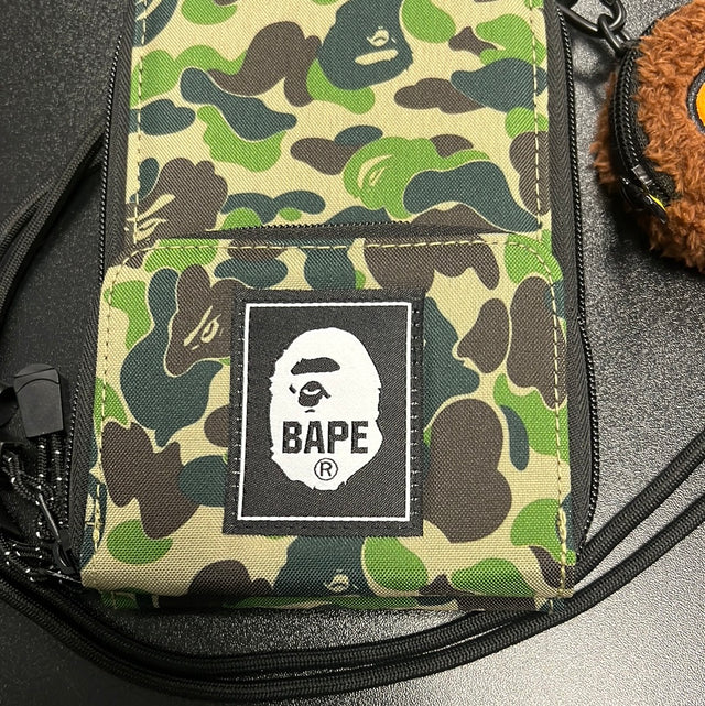 Bape Shoulder Bag Green Camo