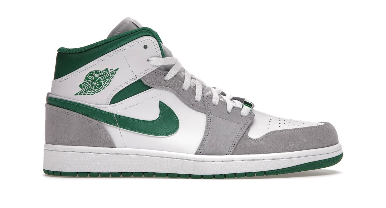 Grey Green Jordan 1 Mid