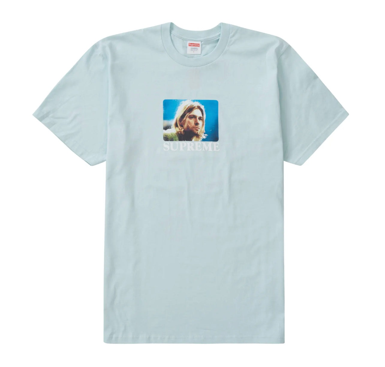 Kurt Cobain Supreme Tee Pale Blue
