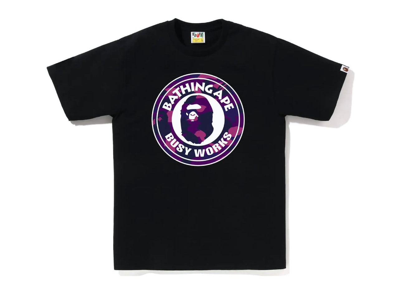 BAPE Color Camo Busy Works Tee Purple (2023)