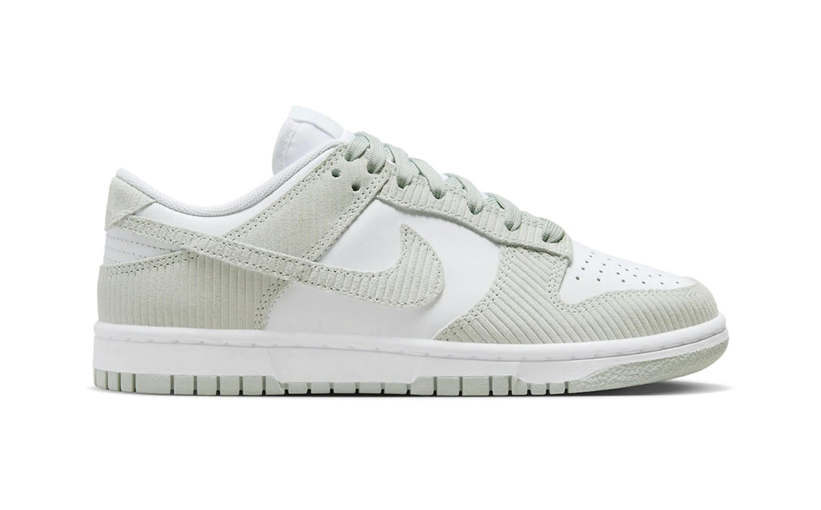 Women’s Nike Dunk Low Light Silver/Grey Corduroy