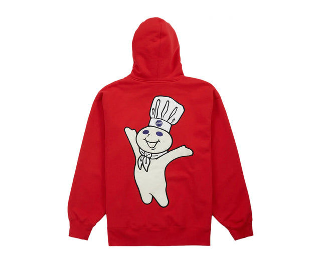 Supreme Doughboy Zip Up Hoodie Red
