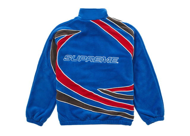 Supreme Racing Fleece Jacket Blue