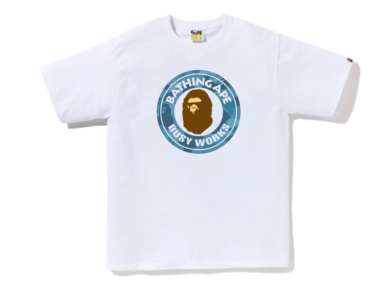 Bape Honeycomb Camo Busy Works Tee