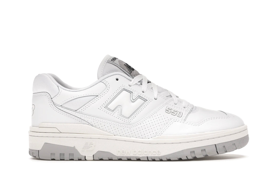 White Grey New Balance 550