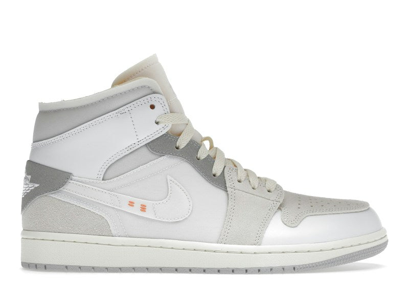 Jordan 1 Mid SE Craft Inside Out White Grey