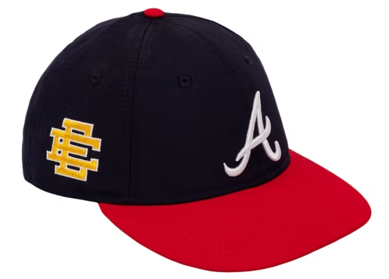 Navy/Red/Yellow Eric Emanuel EE Retro Crown Braves Hat