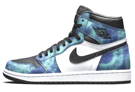 Tie Dye Jordan 1 Retro High (W)