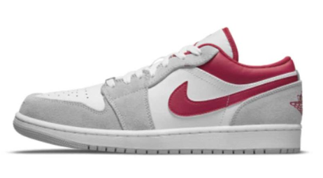 Light Smoke Grey Gym Red Jordan 1 Low SE
