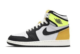 White Black Volt University Gold Jordan 1 Retro High (GS)