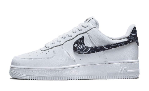 White Black Paisley Nike Air Force 1 Low '07 Essential (W)
