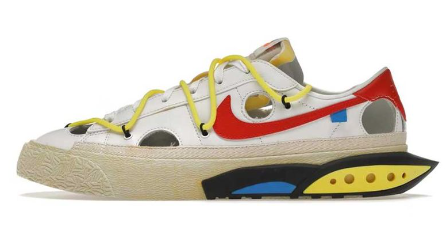 Off-White University Red Nike Blazer Low