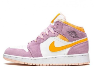 Arctic Pink Jordan 1 Mid (GS)