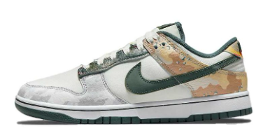 Sail Multi-Camo Nike Dunk Low SE
