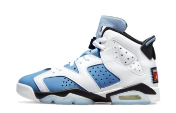 UNC White Jordan 6 Retro (GS)