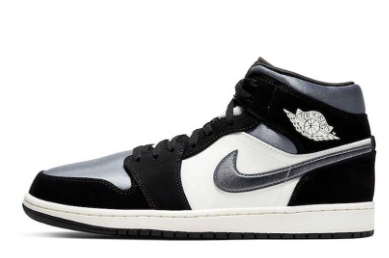Satin Grey Toe Jordan 1 Mid