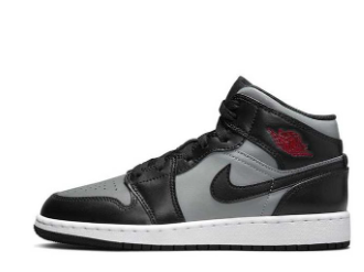 Shadow Red Jordan 1 Mid (GS)