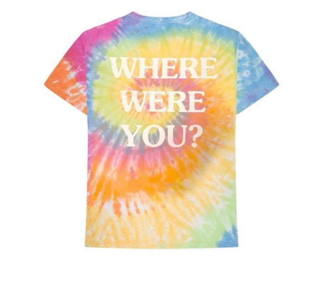 Travis Scott Where Were You Tee Tie Dye