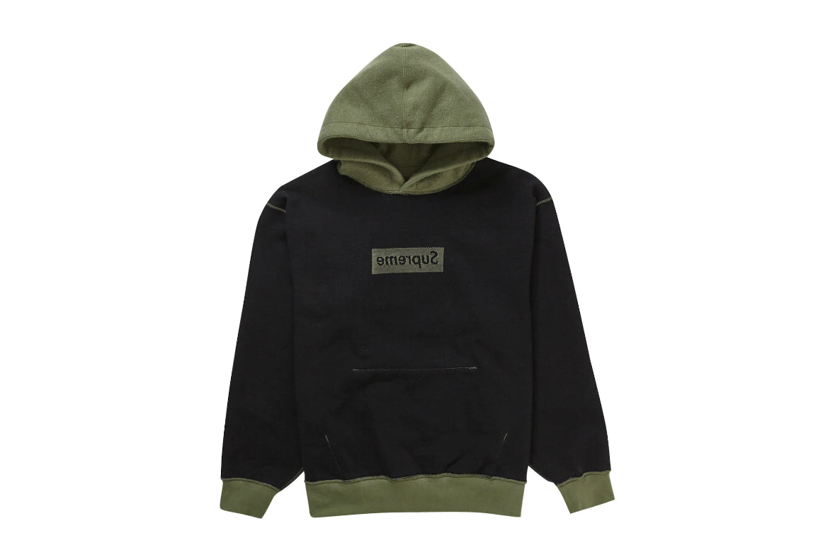 Supreme Inside Out Reversible Hoodie Olive