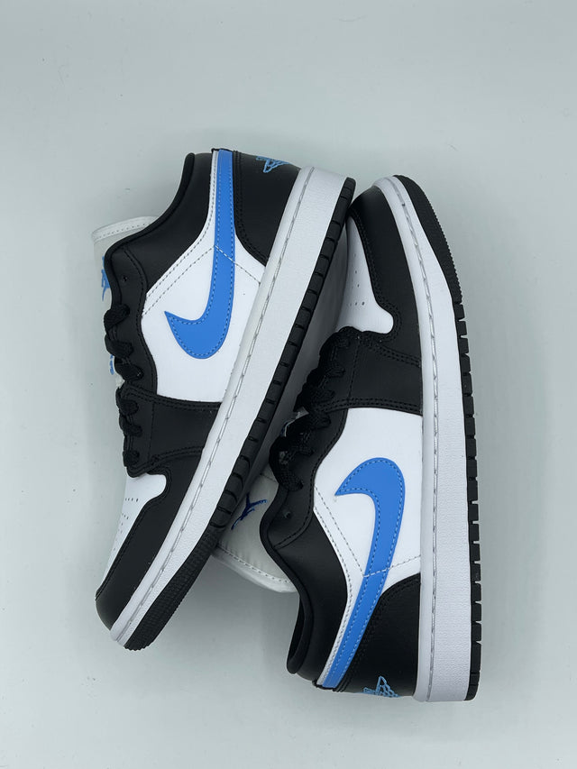 Black University Blue White Jordan 1 Low (W)