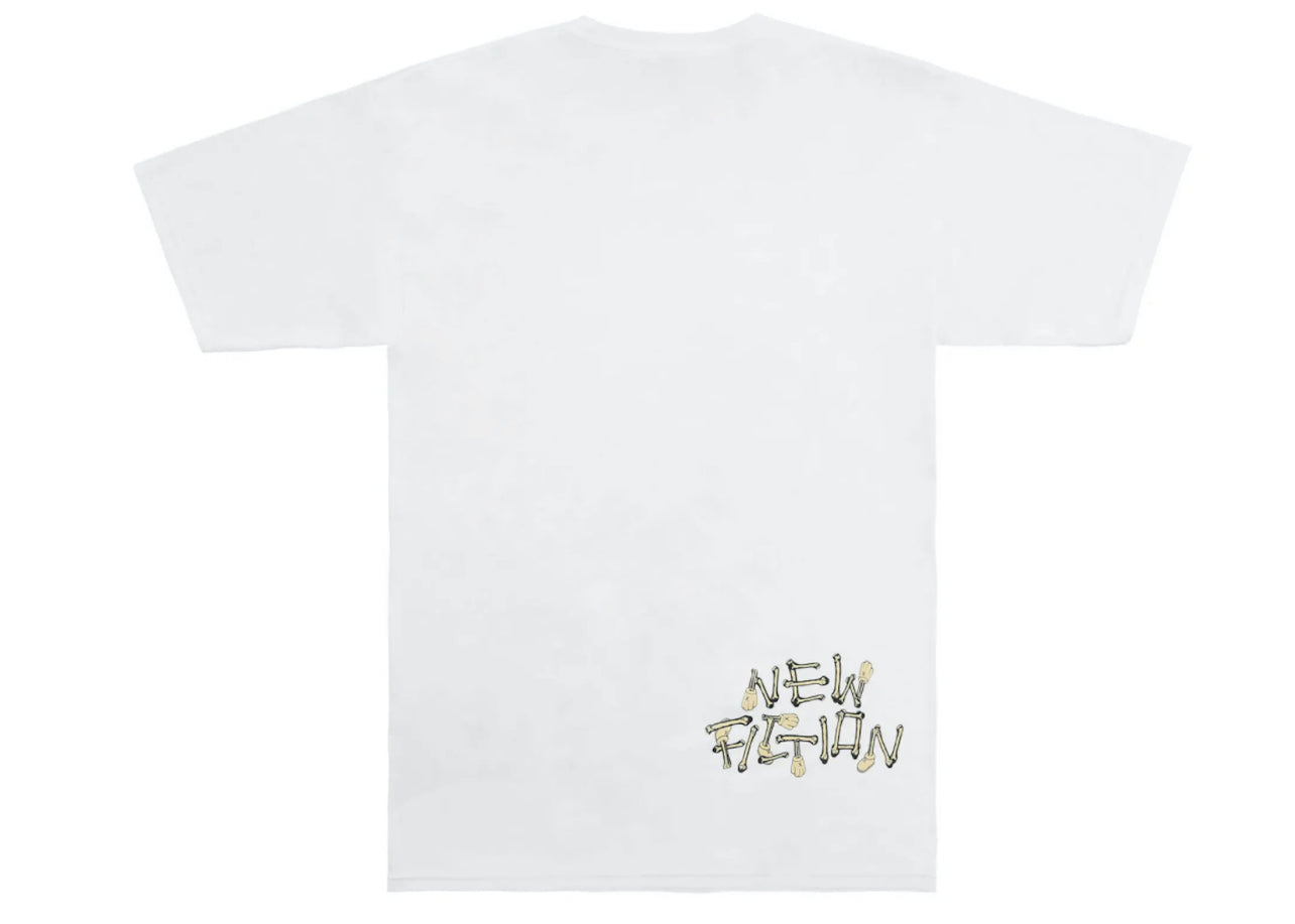 Kaws Skeleton New Fiction T-Shirt Bone