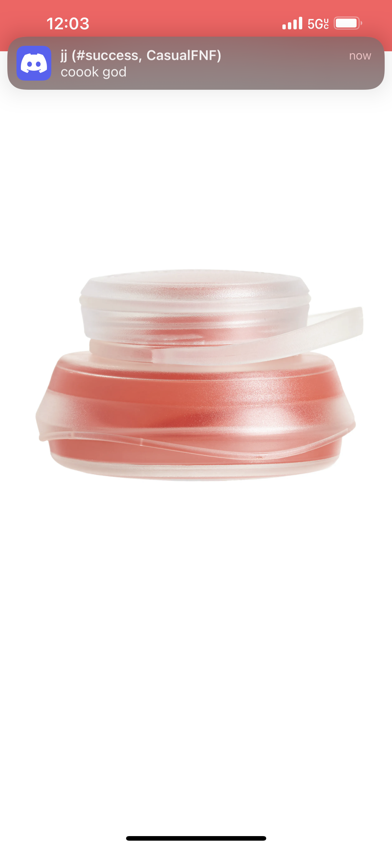 Supreme HydraPak Stash 1.0L Bottle Red