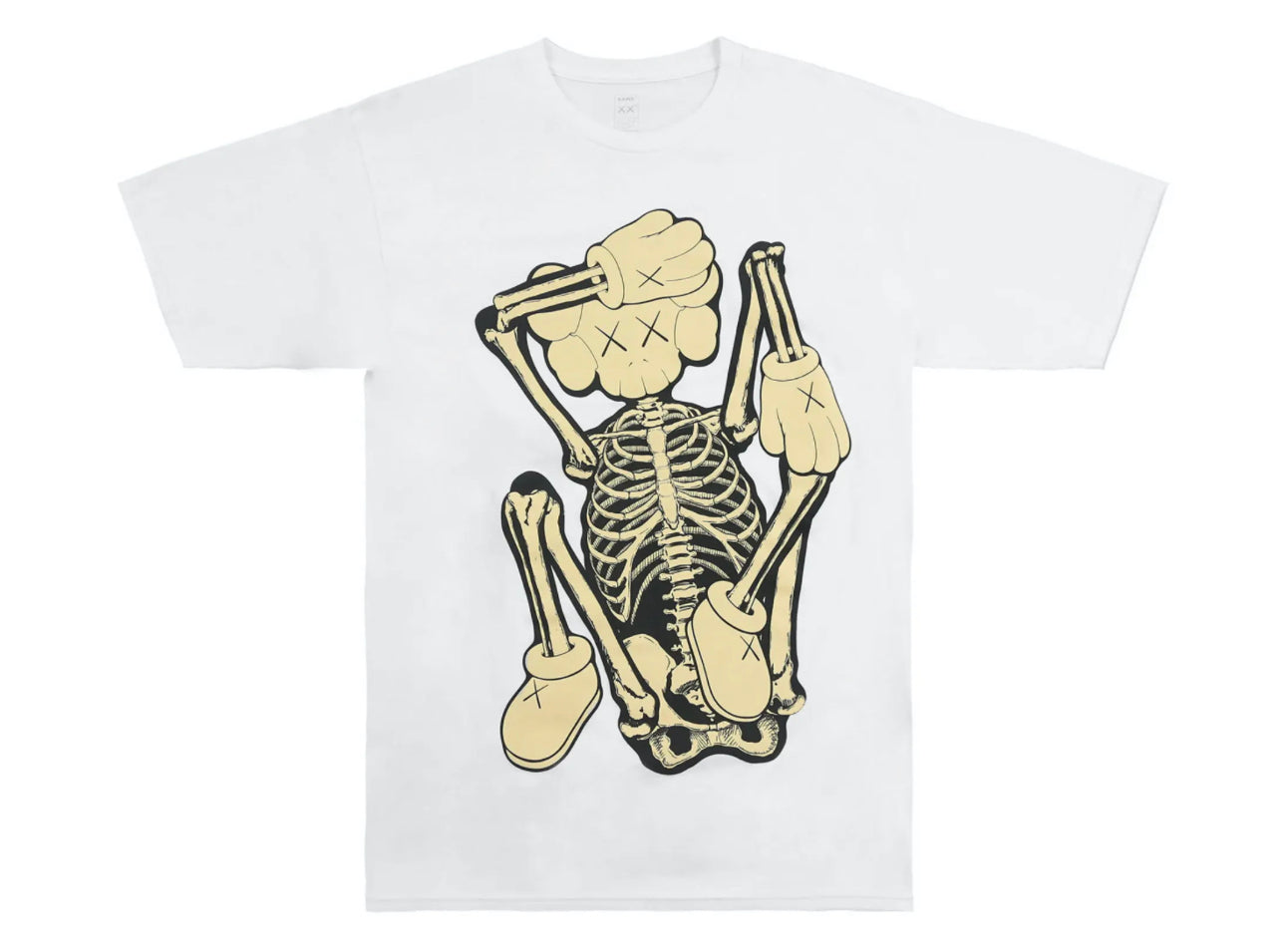 Kaws Skeleton New Fiction T-Shirt Bone