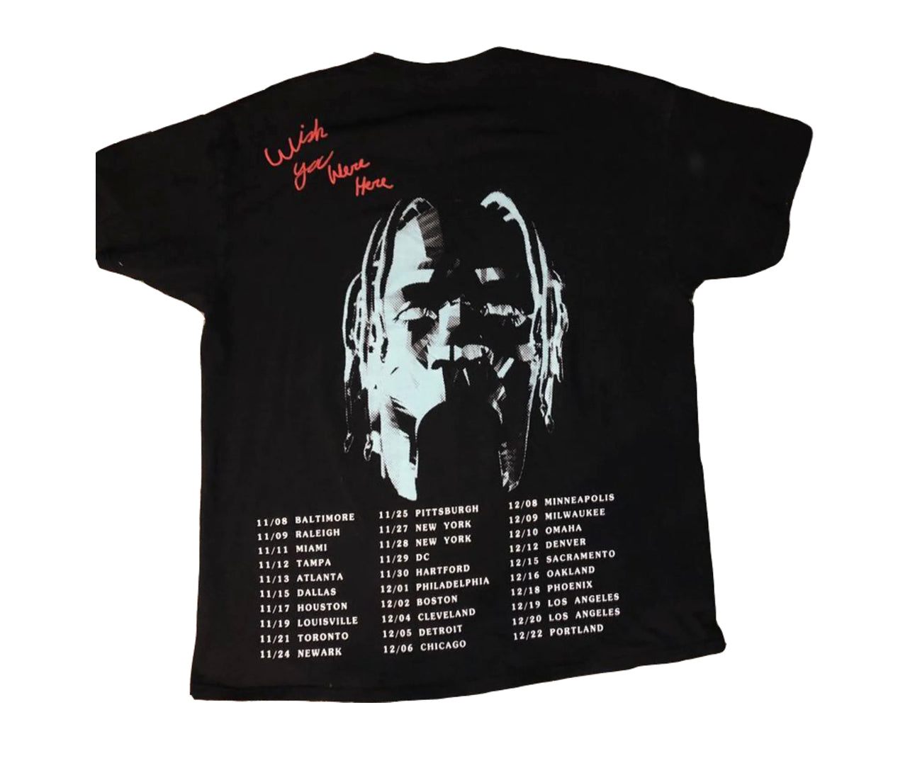 Travis Scott Astroworld Tour Tee Black
