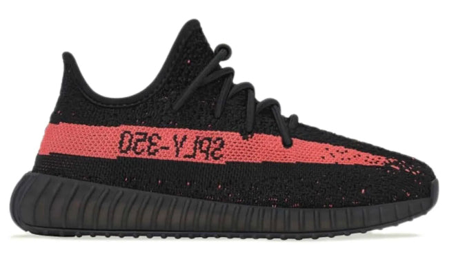 Core Black Red adidas Yeezy Boost 350 V2 (Kids)