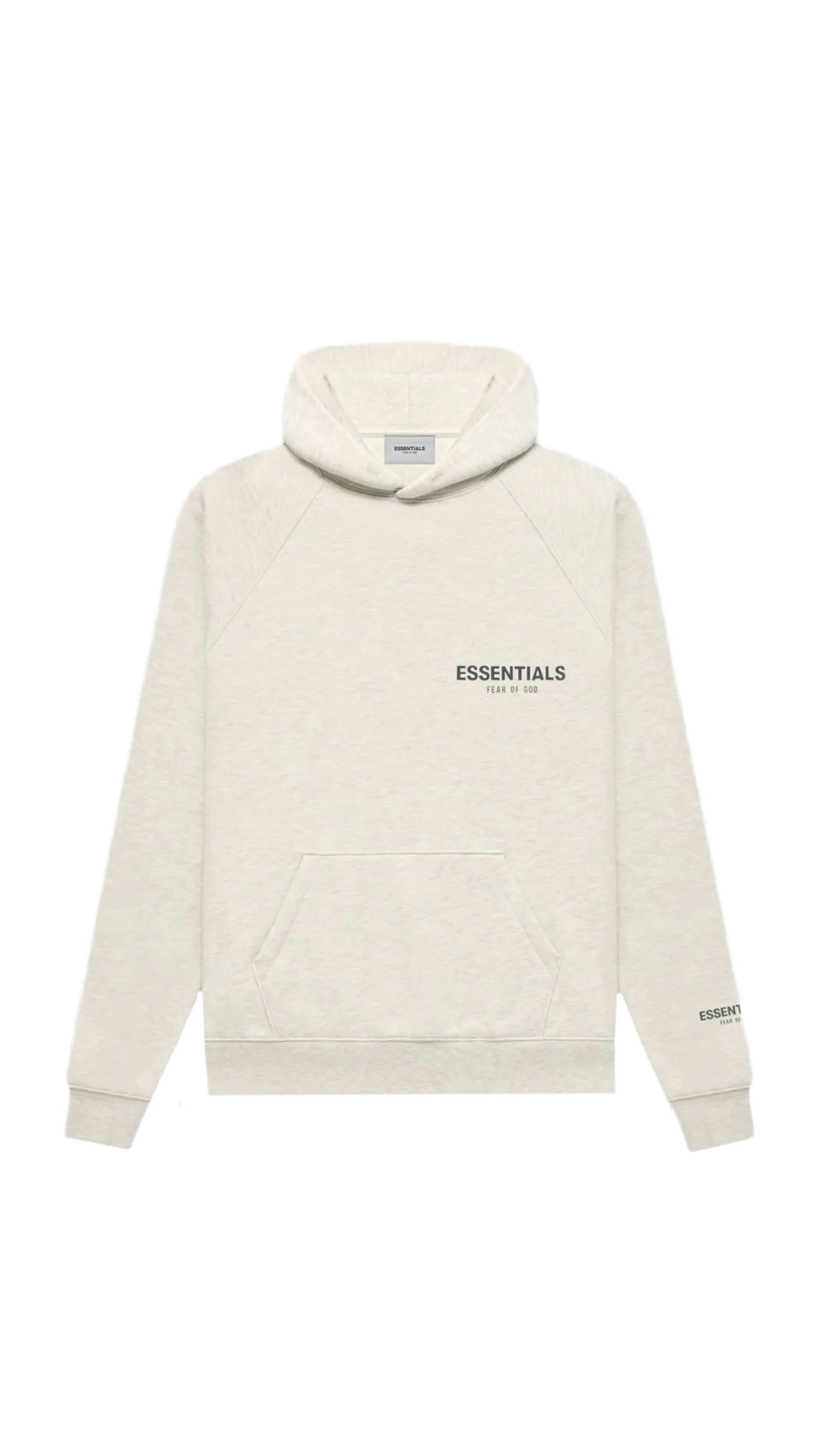 Light Heather Oatmeal Fear of God Essentials Core Collection Pullover Hoodie