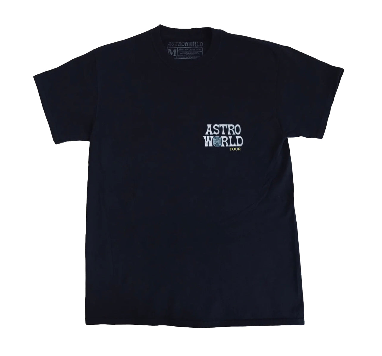 Travis Scott Astroworld Wish You Were Here STAFF Tee Black