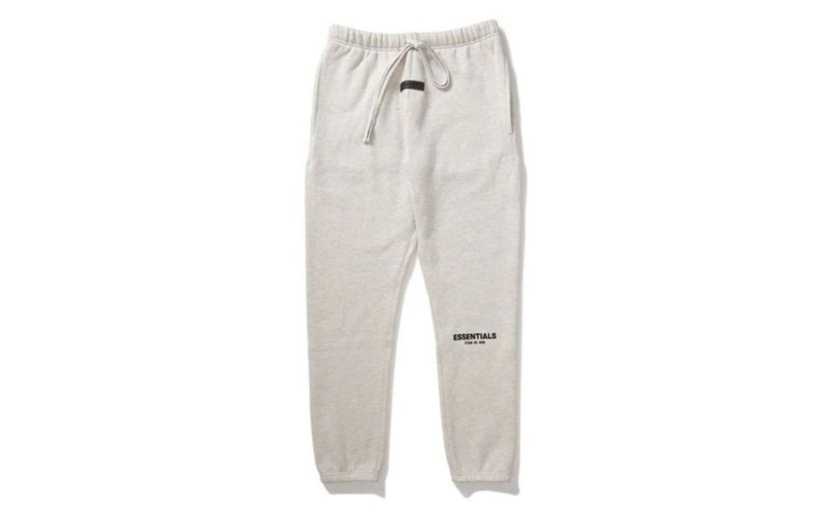Fear of God Essentials Grey Light Oatmeal Sweatpants