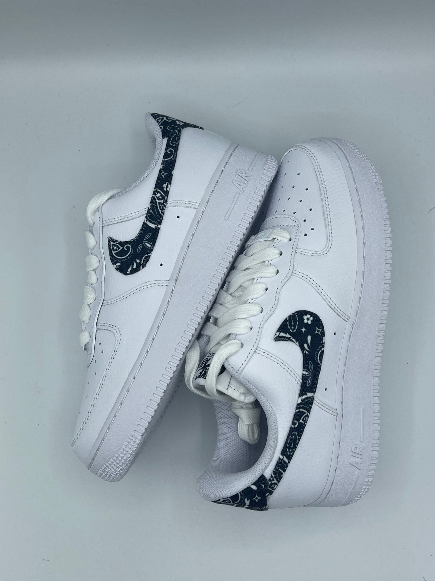 White Black Paisley Nike Air Force 1 Low '07 Essential (W)