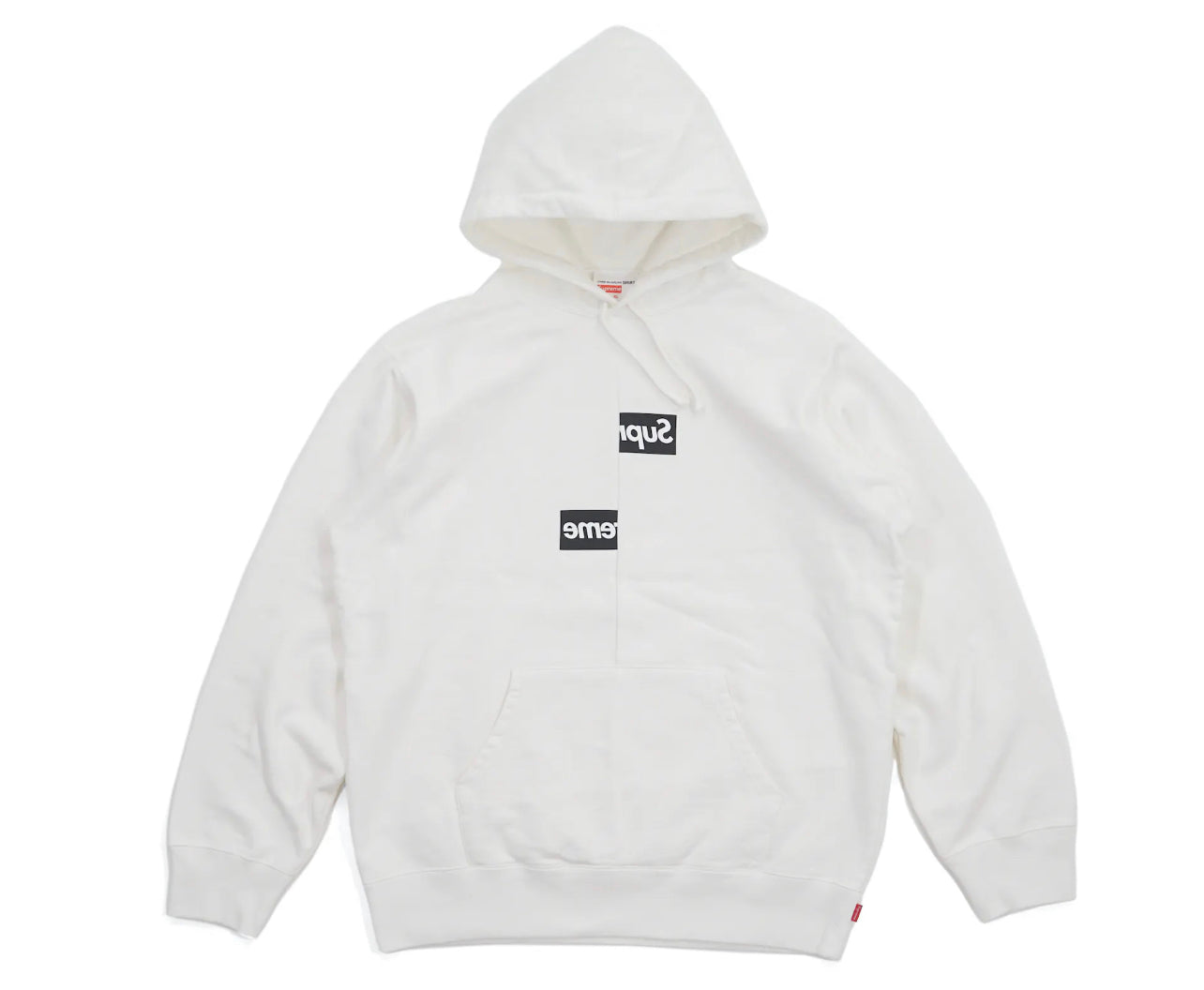 Supreme Comme des Garçons SHIRT Split Box Logo Hooded Sweatshirt (Tried on)