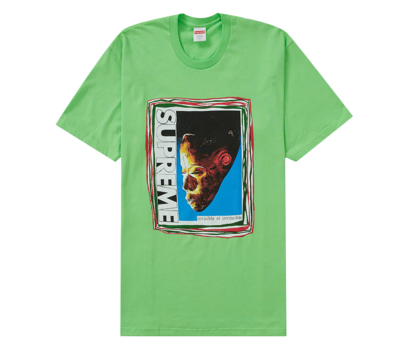 Supreme Mask Tee Lime