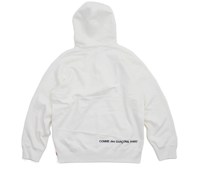 Supreme Comme des Garçons SHIRT Split Box Logo Hooded Sweatshirt (Tried on)