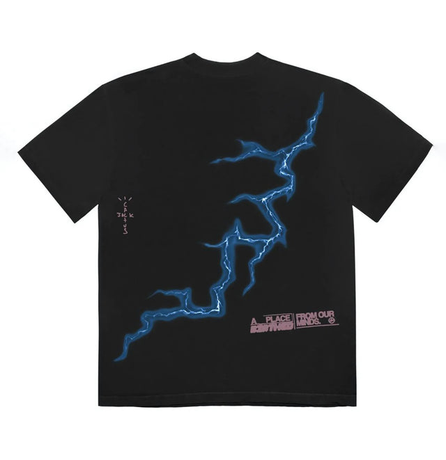 Travis Scott Cactus Jack For Fragment Danger Tee Washed Black