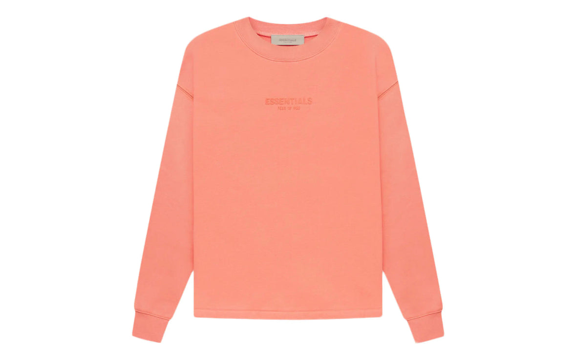 Essentials Coral Relaxed Crewneck