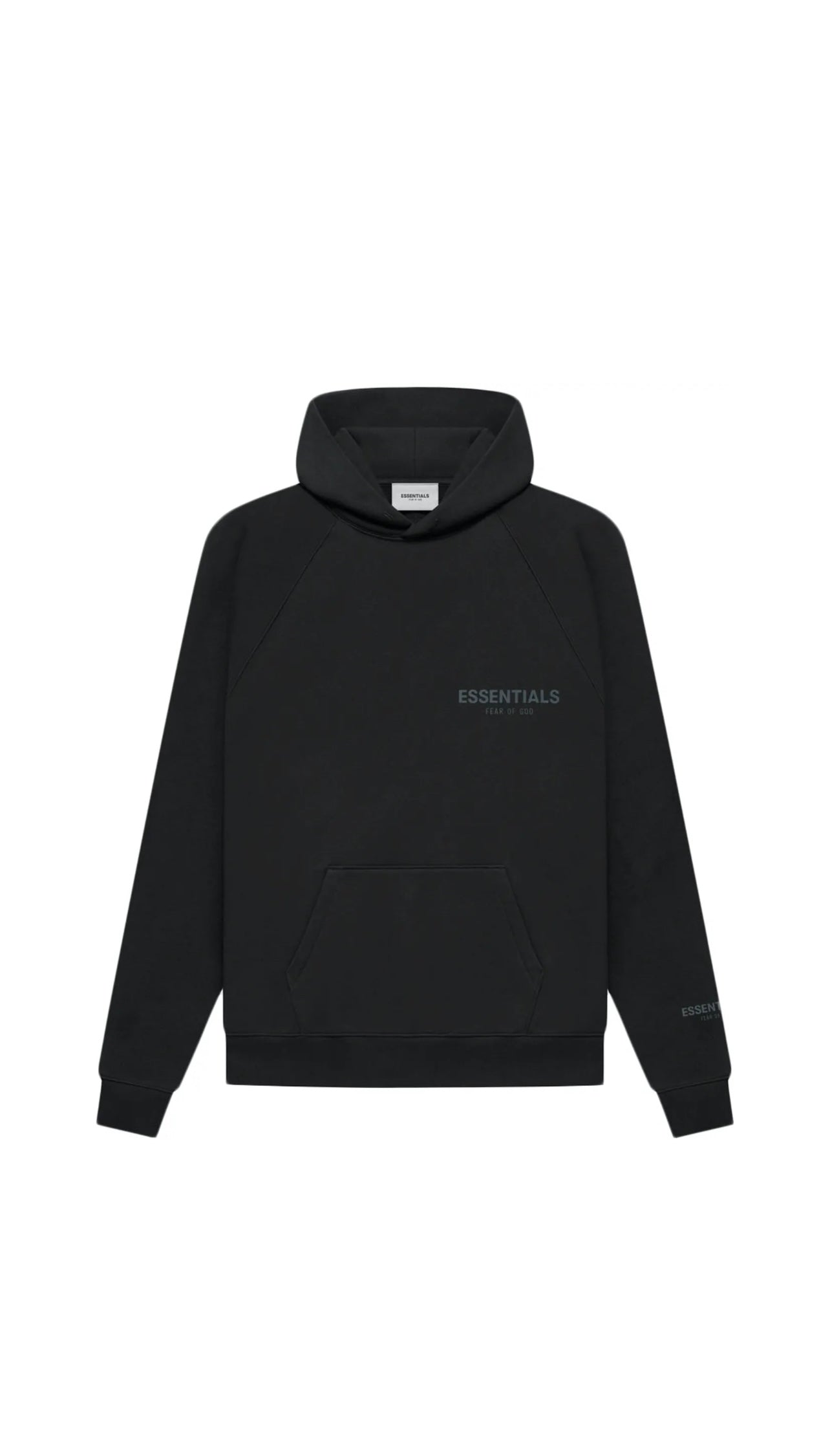 Stretch Limo/Black Fear of God Essentials Core Hoodie