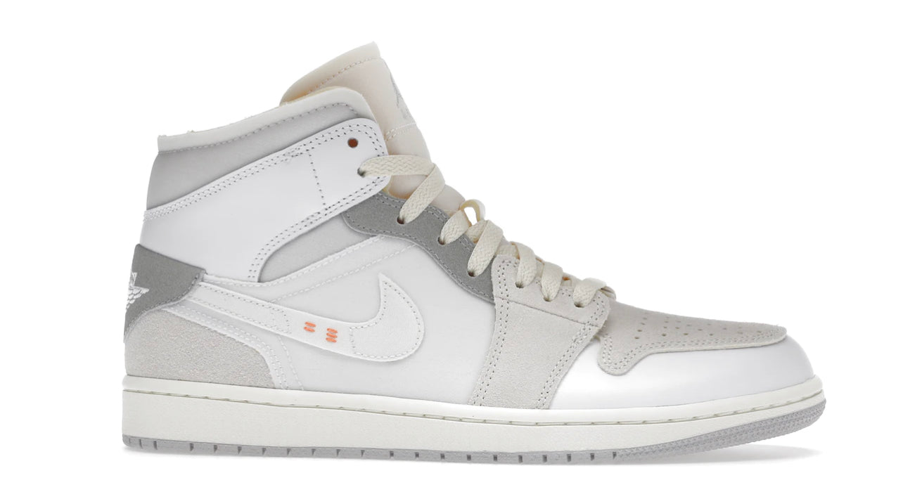 Craft Inside Out White Grey Jordan 1 Mid