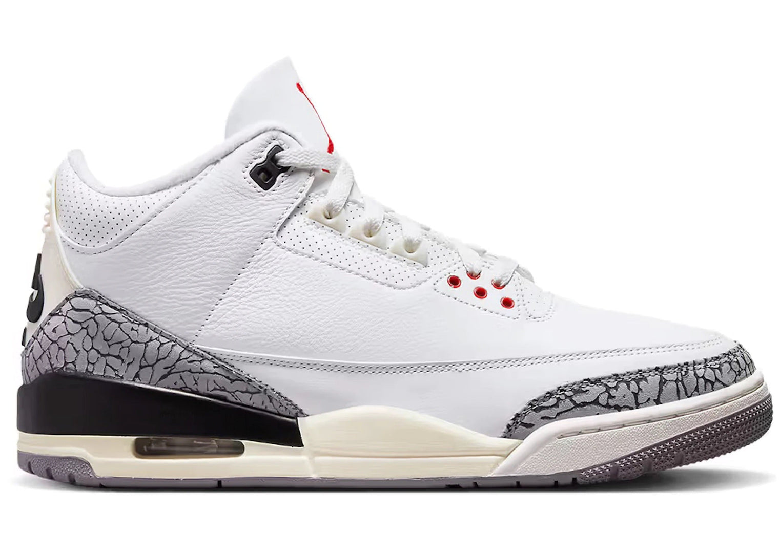 (GS) Jordan 3 White Cement Reimagined