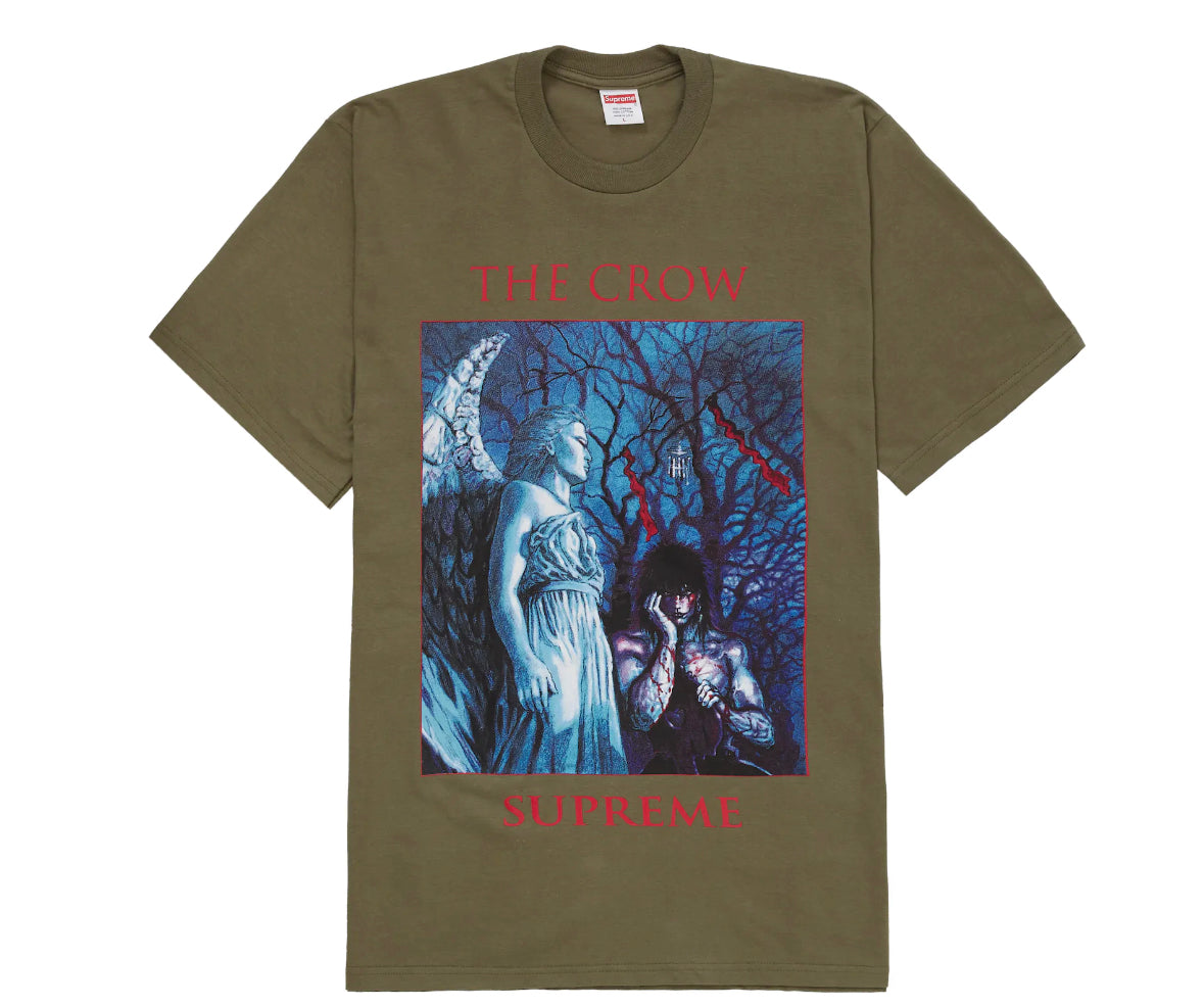 The Crow Supreme Tee Light Olive