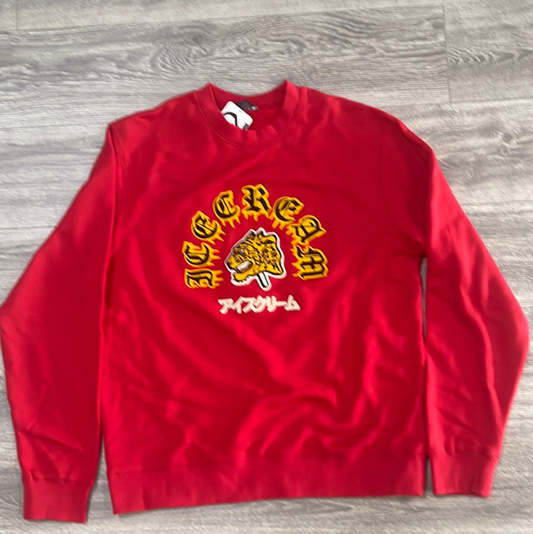 Ice Cream Red Tiger Sweat Shirt