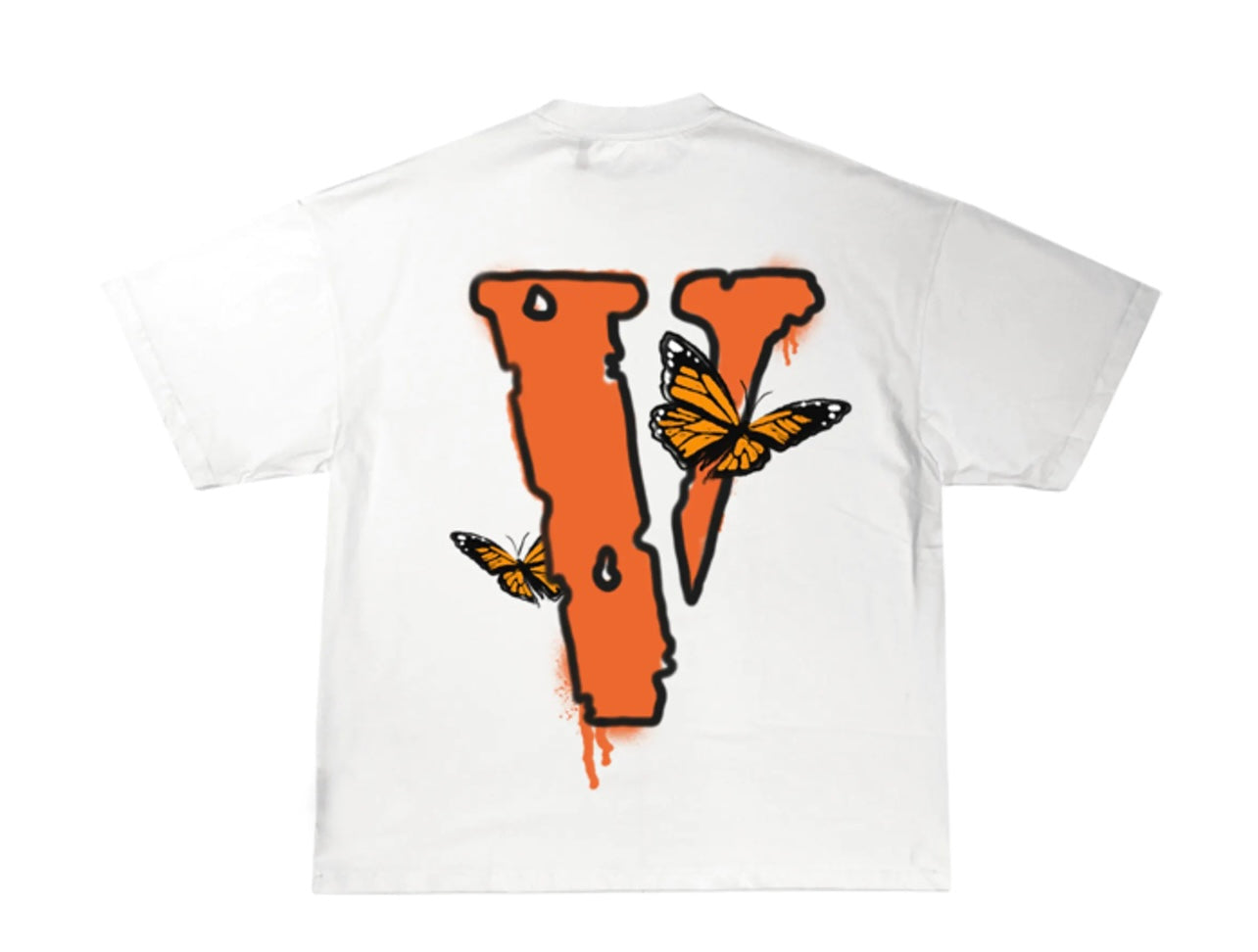 Juice Wrld x Vlone Butterfly T-shirt White