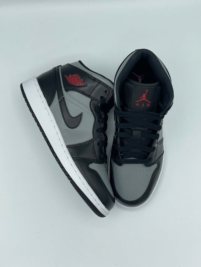 Shadow Red Jordan 1 Mid (GS)