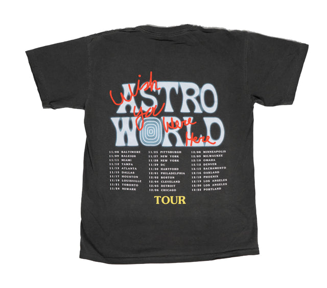 Travis Scott Astroworld Horse Head Tee Washed Black
