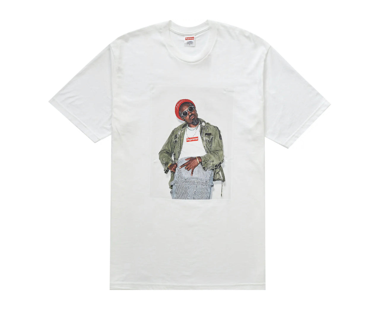 Andre 3000 Supreme Tee White